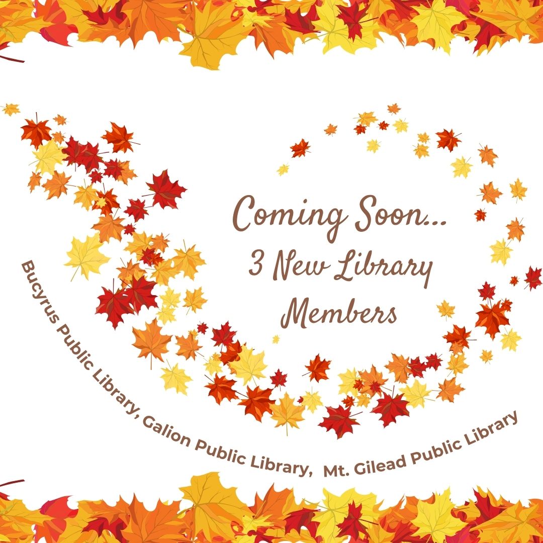 Coming Soon 3 New Library Members