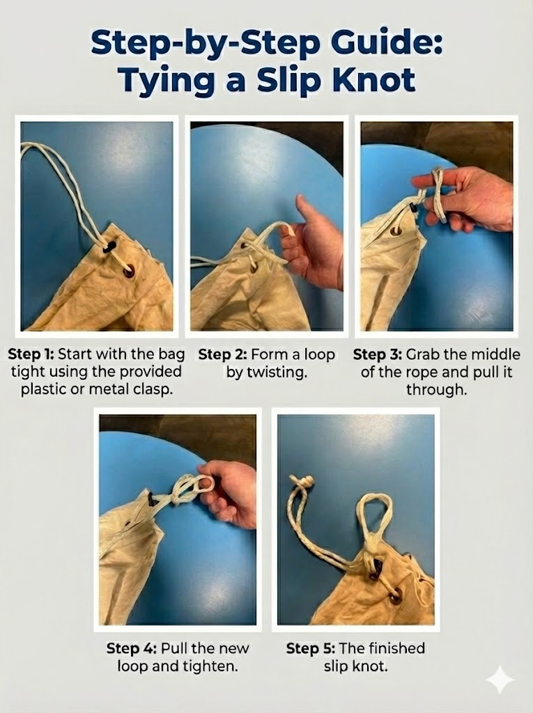 Step-by-Step Guide: Tying a Slip Knot